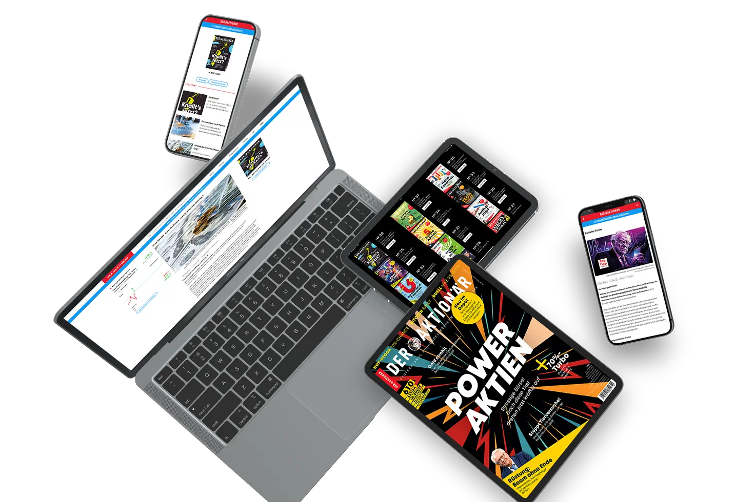 DER AKTIONÄR Magazin auf mobilen Geräten