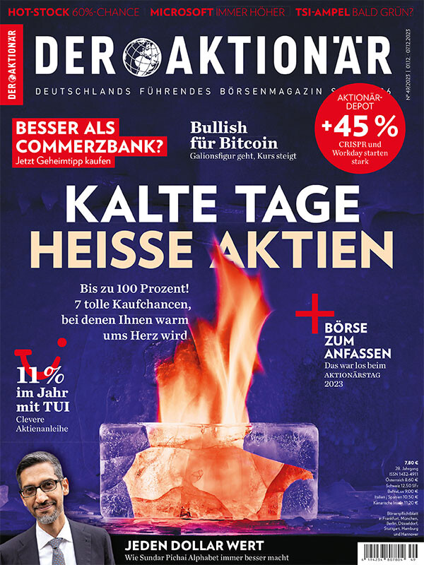 Kalte Tage, heiße Aktien: Bis zu 100 Prozent!