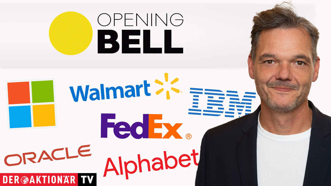 Opening Bell: Wall Street tritt auf der Stelle; IBM, Alphabet, Microsoft, Walmart, General Motors im Fokus