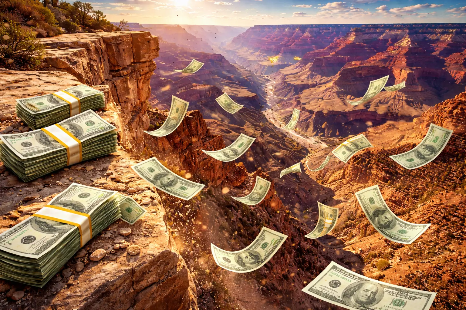 Jetzt fällt der Dollar! „Das ist gut für deutsche Aktien“, sagt dieser Vermögensverwalter  (Foto: BÖRSE ONLINE/ChatGPT (KI-generiert))