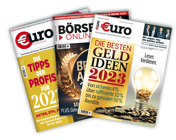 Unsere Magazine: Börse Online, €uro und €uro am Sonnntag