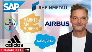 Märkte am Morgen: DAX verteidigt 25.000‑Punkte‑Marke ab; Dow Jones, Salesforce, Micron Technology, SAP, Bayer, Adidas, Airbus, Nordex, Rheinmetall im Fokus 