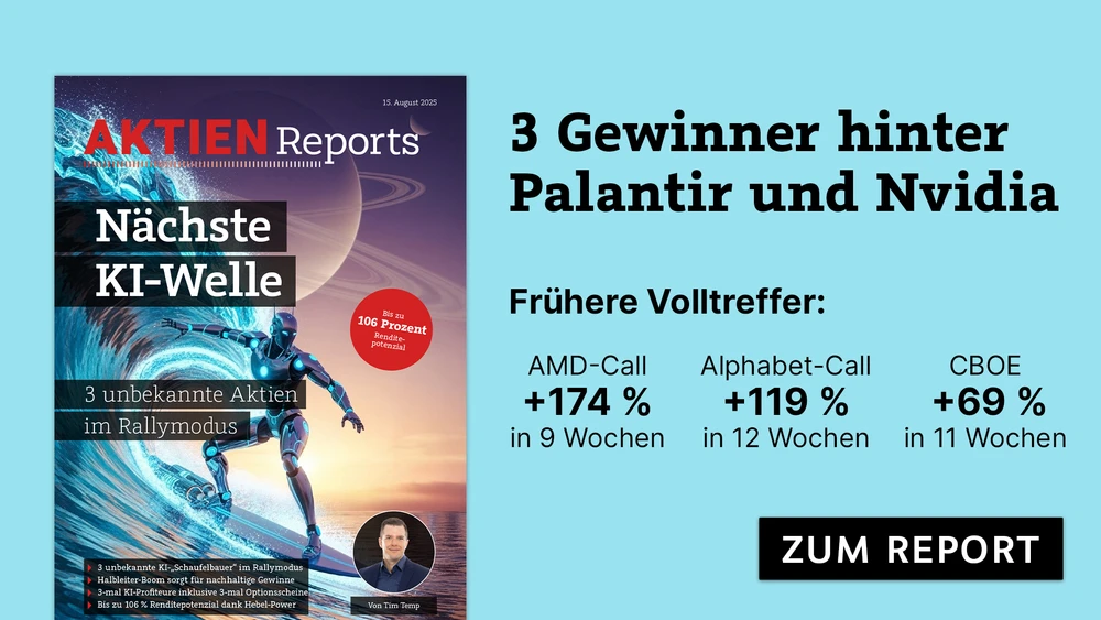 Jetzt schnell sein und abkassieren