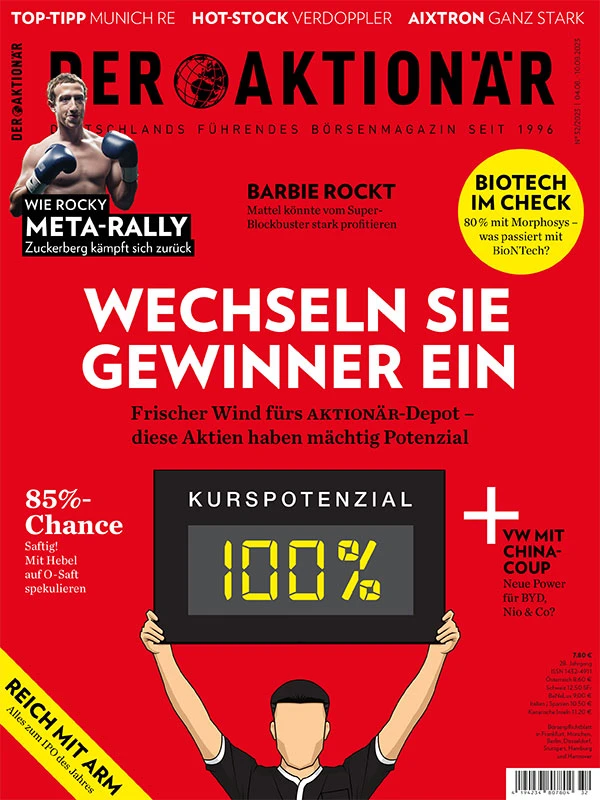 Wechseln Sie Gewinner ein: Frischer Wind fürs AKTIONÄR-Depot
