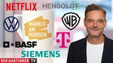 DAX: Märkte am Morgen: DAX weitet Vortagesverluste aus; Gold, Silber, Bitcoin, Netflix, Siemens, BASF, Deutsche Telekom, T‑Mobile US, Hensoldt, Volkswagen im Fokus