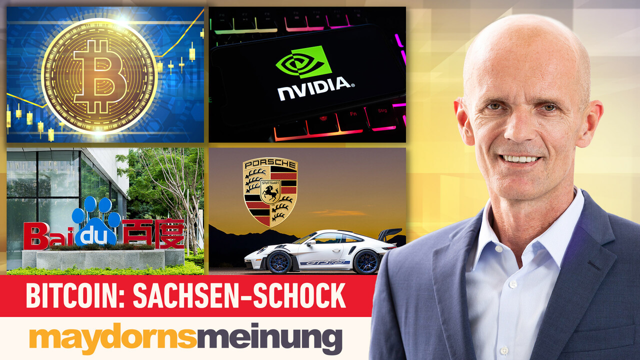 maydornsmeinung: Bitcoin, Tesla, BYD, Volkswagen, Porsche, Nvidia, Baidu