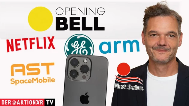 Opening Bell: Netflix, Apple, ARM Holdings, GE Vernova, First Solar, AST SpaceMobile