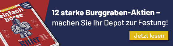 einfach börse Ausgabe 01+24 mit Schwerpunkt Burggraben-Aktien