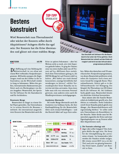 Nemetschek: Bestens konstruiert