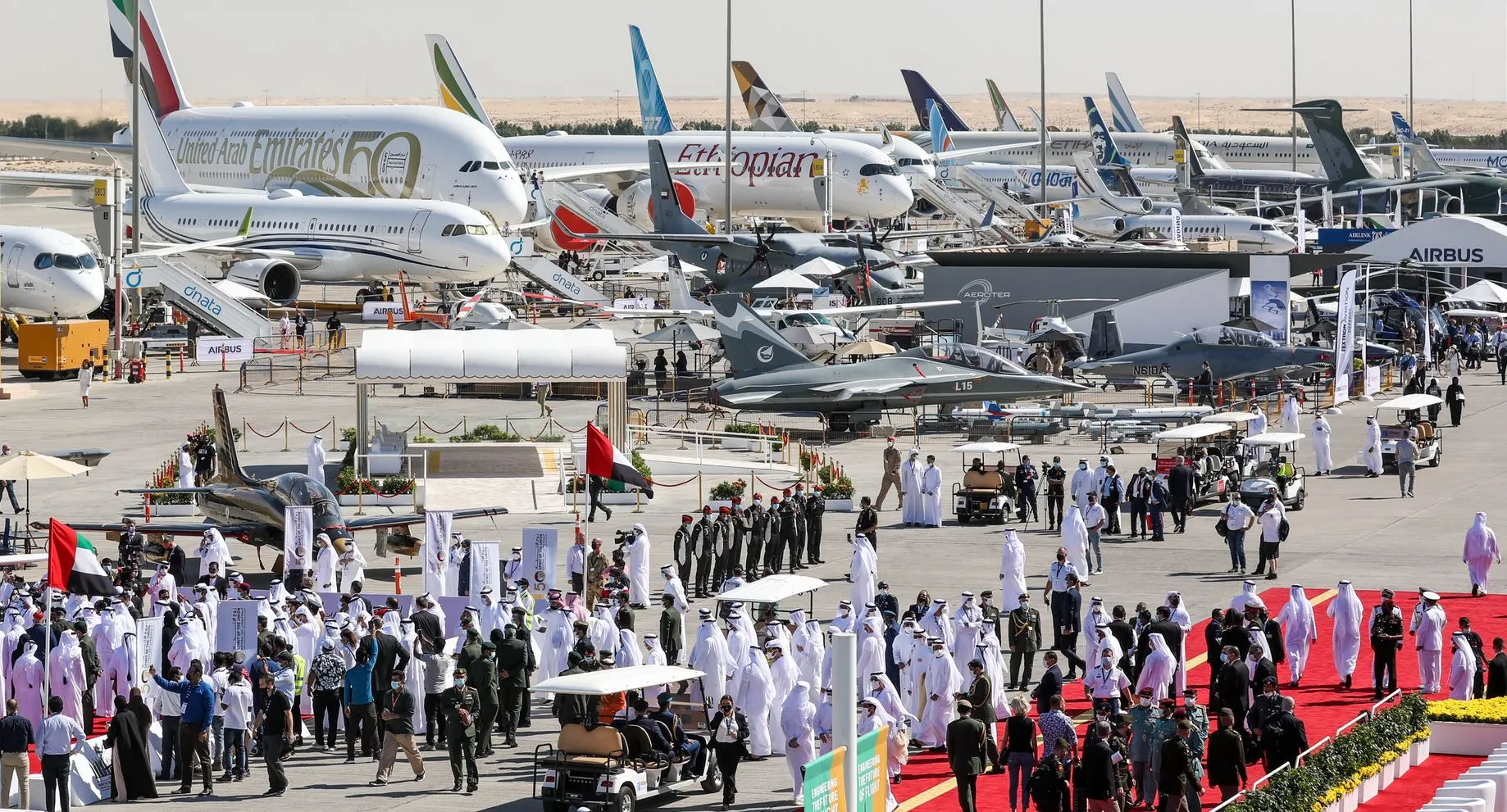 Airbus und Boeing: Massenhaft Aufträge in Dubai – So geht es mit den Aktien weiter (Foto: DubaiAirshow.aero)