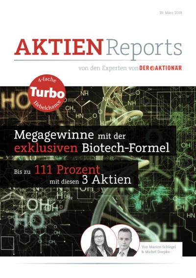 Mega-Gewinne mit der exklusiven Biotech-Formel – bis zu 111 Prozent mit diesen drei Aktien