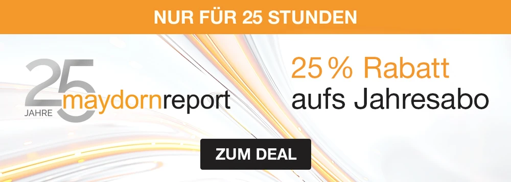 maydornreport Banner Werbeartikel 25-Stunden-Aktion