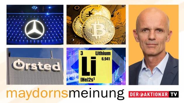 Maydorns Meinung: Bitcoin, Northern Data, Siemens Energy, Nordex, Ørsted, Solar, Lithium, VW, Varta