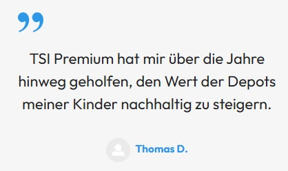 TSI-Premium sorgt für Ihren Vermögensaufbau