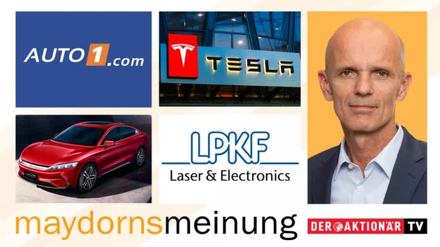 Maydorns Meinung: Gazprom, Tesla, BYD, Jinko, SolarEdge, Encavis, Varta, Samsung SDI, LPKF, Auto1