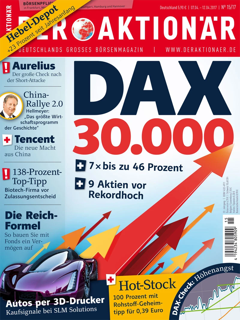 DAX 30.000: Mit diesen Aktien starten Anleger durch +++ Die Reich-Formel: So bauen Sie mit Fonds ein Vermögen auf +++ 138-Prozent Top-Tipp: Biotech-Firma vor Zulassungsentscheid +++ News zu Aurelius, Deutsche Bank, Tesla & Co!
