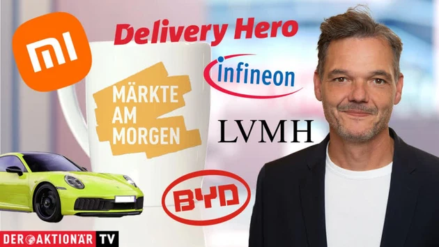 Märkte am Morgen: DAX leicht schwächer erwartet ‑ BYD, Xiaomi, PDD, VW, Porsche AG, Delivery Hero, Infineon, Novo Nordisk, ASML, LVMH