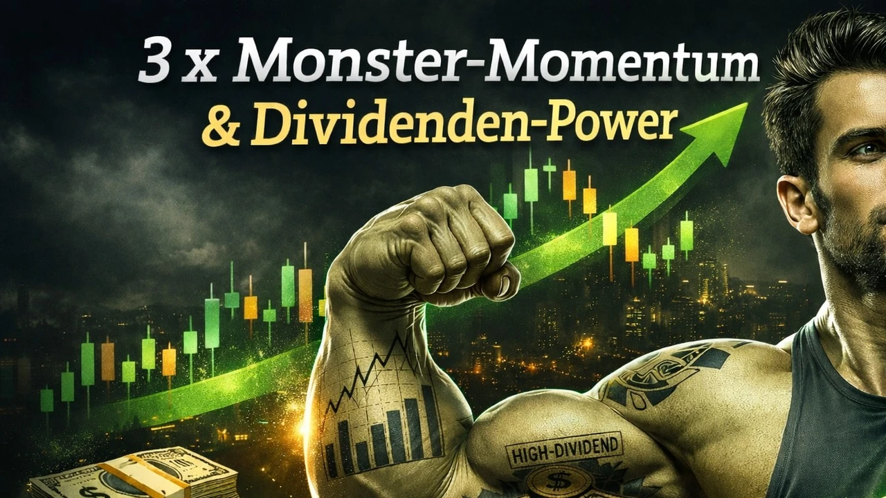 Dividenden-Power trifft Kursraketen: 3 Perlen mit Monster-Momentum