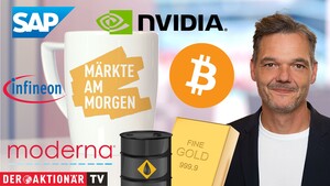 Märkte am Morgen: DAX startet behauptet in Woche der Entscheidungen: Bitcoin, Gold, WTI, Nvidia, Moderna, SAP, Infineon, Rheinmetall, SMA Solar im Fokus  