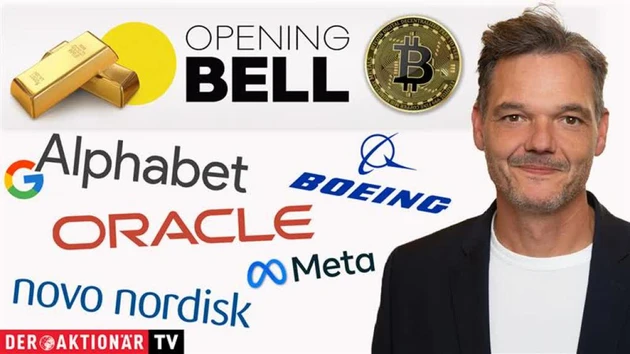 Opening Bell: Bitcoin, Gold, Novo Nordisk, Oracle, Meta, Alphabet, Intuitive Surgical, Boeing