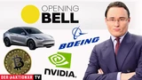 Bitcoin: Opening Bell: Bitcoin, Boeing, Nvidia, Tesla, United States Steel, Unity Software