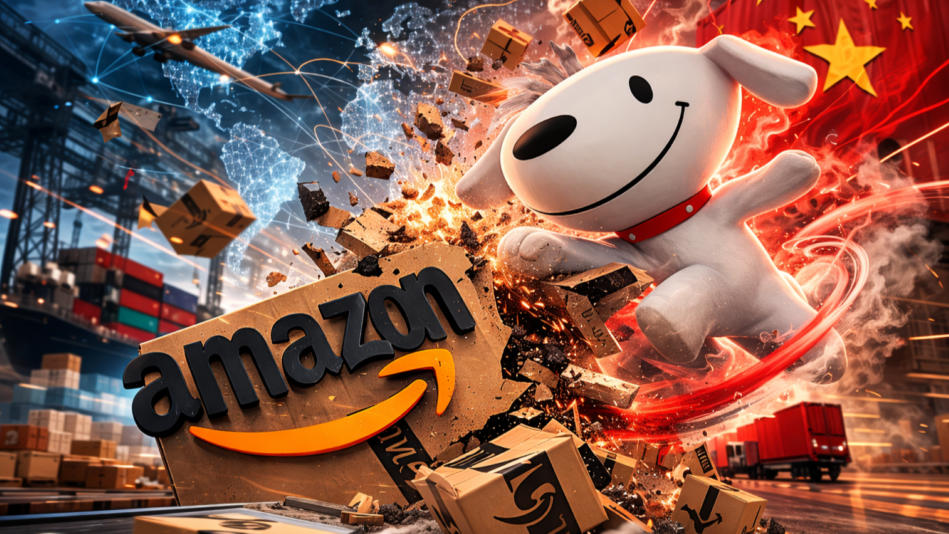 Neue Konkurrenz für Amazon ‑ mit dieser Aktie profitieren Sie (Foto: ChatGPT / Sora)