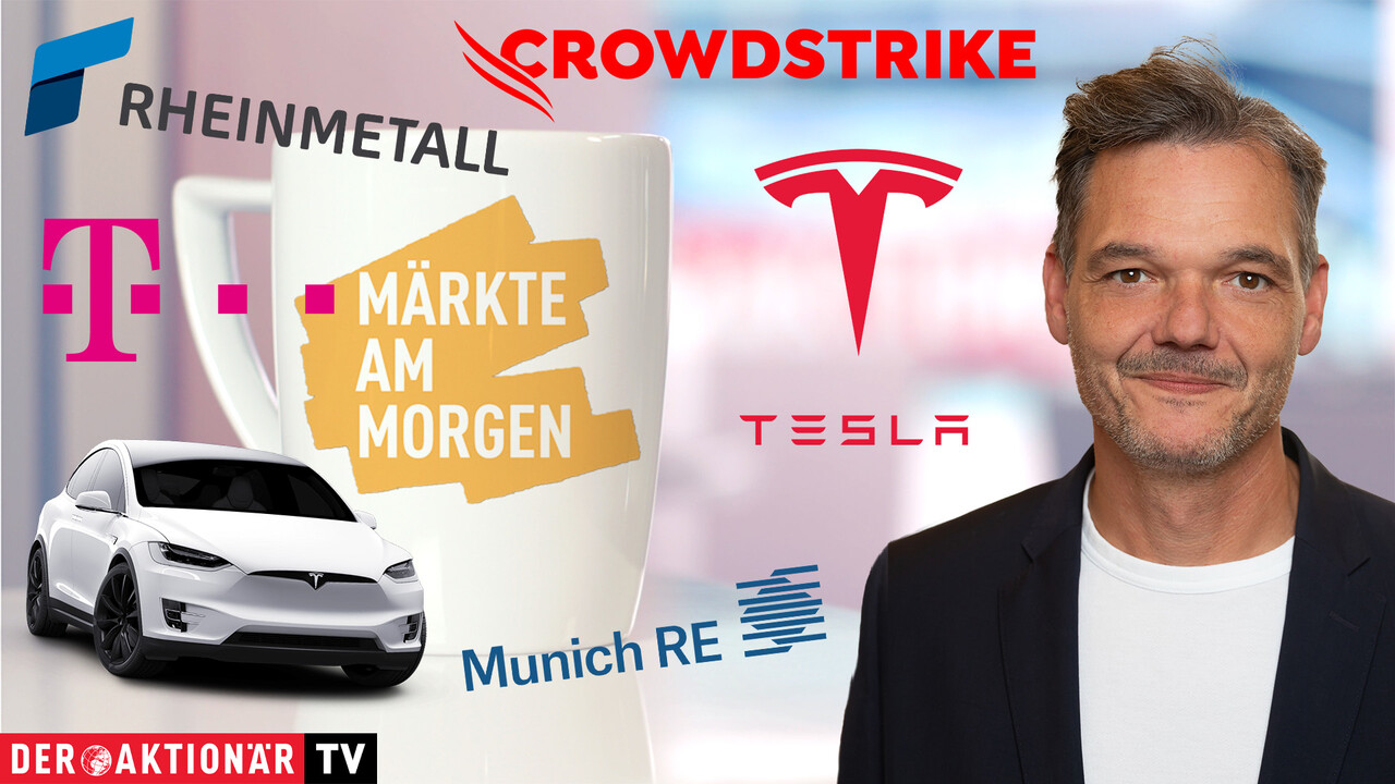 Märkte am Morgen: DAX auf dem Weg zum Wochengewinn; Tesla, Boeing, UnitedHealth, CrowdStrike, Zalando, Rheinmetall, Hensoldt, MunichRe, Telekom im Fokus