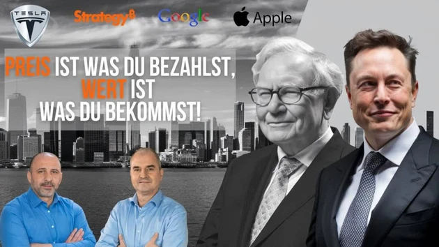 Weiter aufstocken? Tesla, Strategy, Bitcoin, Alphabet, Apple in der Analyse