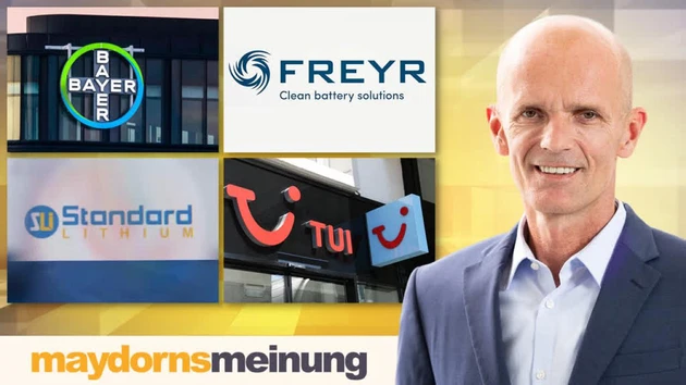maydornsmeinung: DAX, Bitcoin, Apple, Bayer, TUI, BYD, Tesla, SMA Solar, Freyr Battery, Lithium