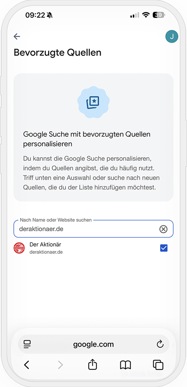 Quelle auswählen