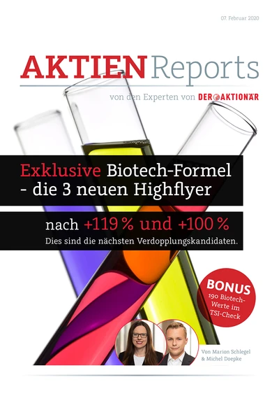 Exklusive Biotech-Formel – die 3 neuen Highflyer