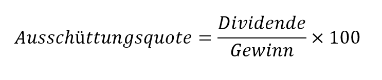 Die Ausschüttungsquote gibt Anlegern Auskunft darüber, wie viel Prozent vom Gewinn für die Aktionäre in Form von Dividenden abgegeben werden. 