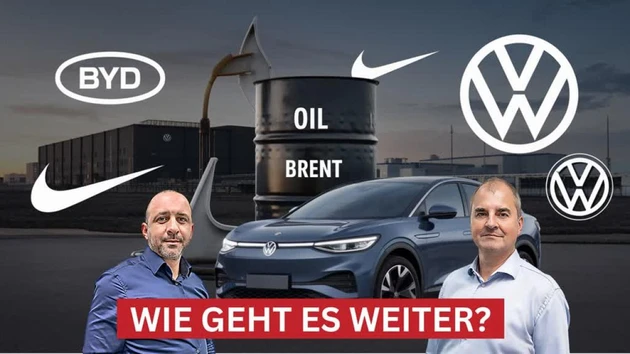 BYD und Brent Crude Öl verkaufen? Jetzt auf VW und Nike setzen?