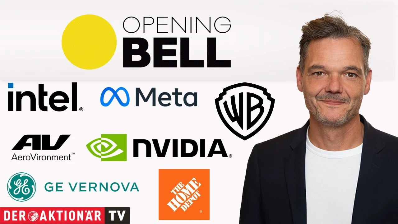 Opening Bell: Wall Street startet behauptet; Meta, Nvidia, Intel, Toll Brothers, Aerovironment, Home Depot, GE Vernova im Fokus