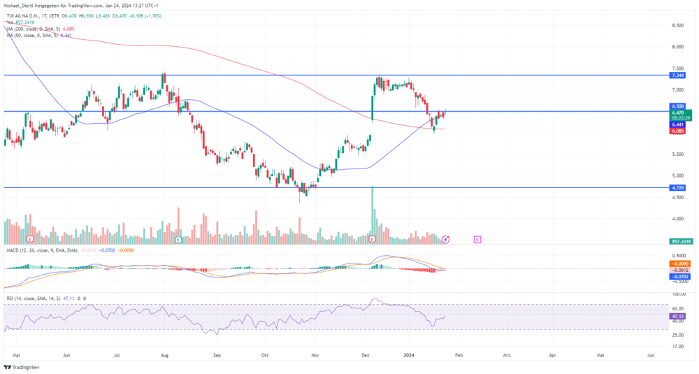 TUI in Euro