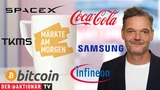 DAX: Märkte am Morgen: DAX nach Allzeithoch etwas leichter; Robinhood, Coca‑Cola, Gold, Bitcoin, Samsung Electronics, Infineon, TKMS, Bayer im Fokus