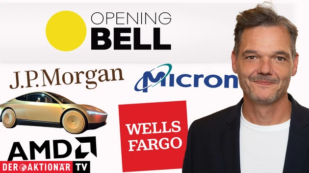 Opening Bell: US‑Banken liefern Startschuss für Q3‑Zahlensaison; JPMorgan, Wells Fargo, Tesla, Micron Technology, AMD, Symbotic im Fokus