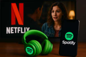Netflix: Heißer Deal mit Spotify  / Foto: ChatGPT 