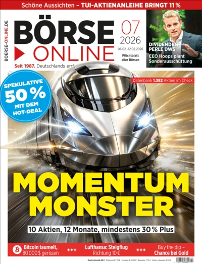 Die aktuelle Ausgabe von Börse Online: BÖRSE ONLINE 07/26