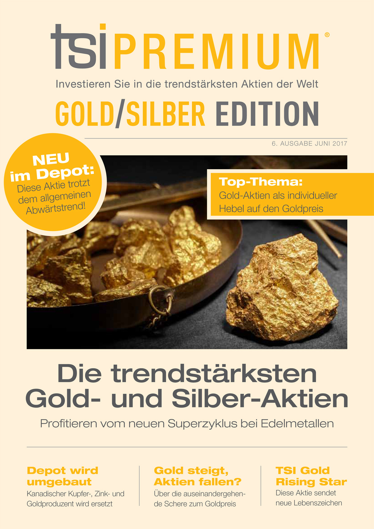 TSI Gold: Neuer Wert soll für Stabilität sorgen