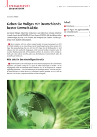 Geben Sie Vollgas mit Deutschlands bester Umwelt-Aktie