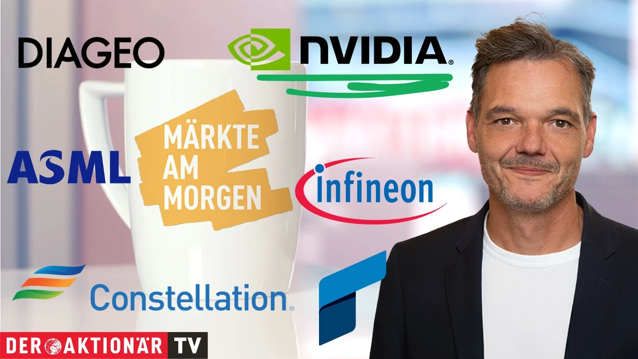 Märkte am Morgen: Nvidia-Effekt treibt DAX an; Bitcoin, Gold, Nvidia, Constellation Energy, Rheinmetall, Nordex, European Defence Index, Diageo, Infineon, ASML im Fokus