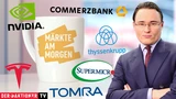 DAX: Märkte am Morgen: US‑Zölle belasten; Thyssenkrupp, Commerzbank, Tomra Systems, Tesla, Nvidia, Super Micro Computer