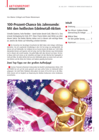 100-Prozent-Chance bis Jahres­ende