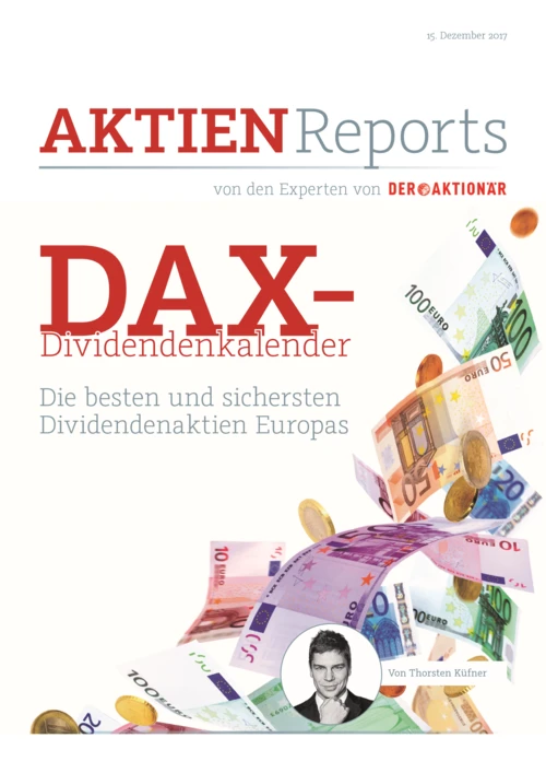 Der DAX-Dividendenkalender 2018 + die besten und sichersten Dividendenzahler Europas