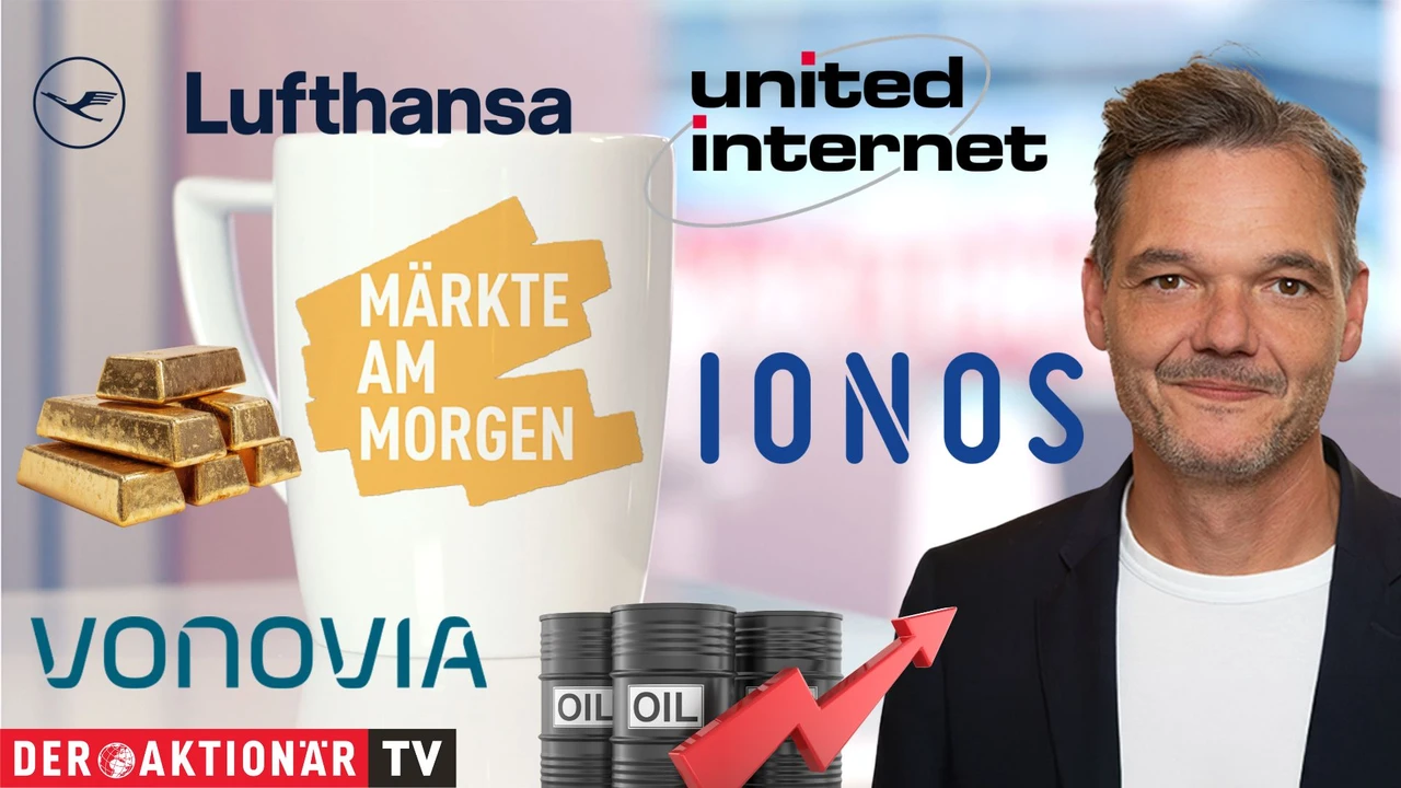 Märkte am Morgen: DAX nach Tief seit Mai leicht erholt; Gold, Öl, United Internet, Vonovia, Ionos, Deutsche Lufthansa, Vincorion‑IPO im Fokus