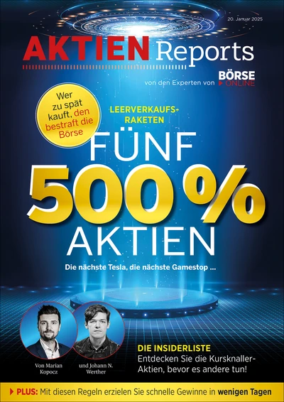 Leerverkaufs-Raketen: Fünf 500%-Aktien