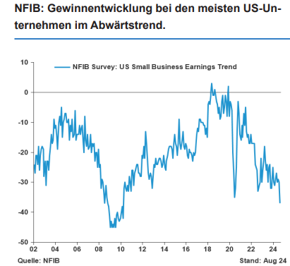 Unternehmensgewinne kleiner Unternehmen in den USA