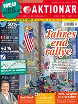 DAX: Jahresendrallye: Sechs gewinnt ‑ diese Top‑Werte geben im vierten Quartal noch mal so richtig Gas +++ 30% Gewinn in 8 Wochen ‑ Wie es mit dieser Biotech‑Rakete weiter geht