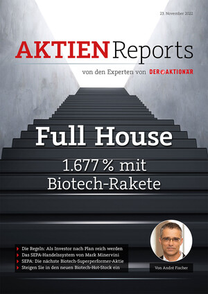 Aktien-Reports - Full House: 1.677 % mit Biotech-Rakete